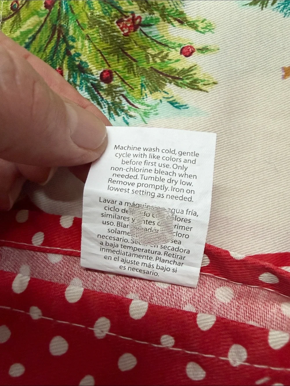 The Pioneer Woman Holiday Tree (Retired Pattern)Oblong Tablecloth Approx 58”x82”